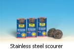 Stainless steel scourer